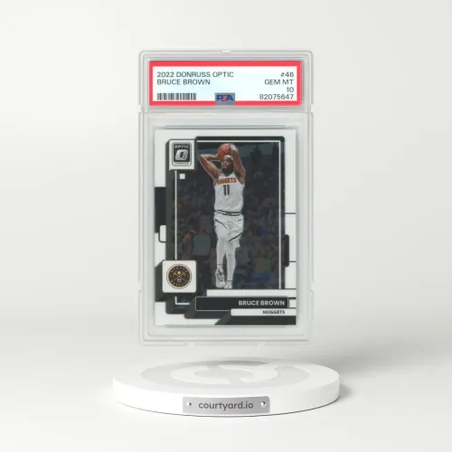 2022 Panini Donruss Optic #46 Bruce Brown (PSA 10 GEM MINT)