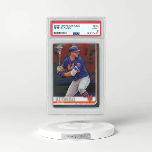 2019 Topps Chrome #204 Pete Alonso (PSA 9 MINT)