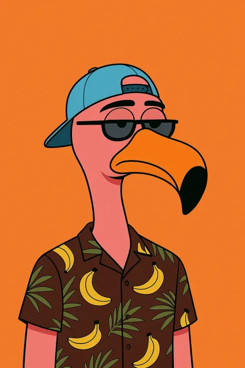 Bored Flamingo #3