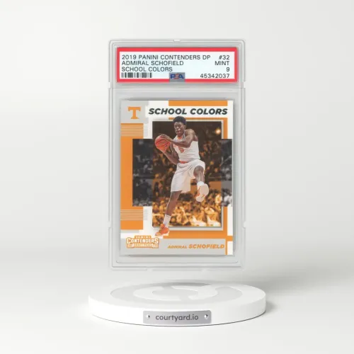 2019 Panini Contenders Draft Picks School Colors #32 Admiral Schofield (PSA 9 MINT)