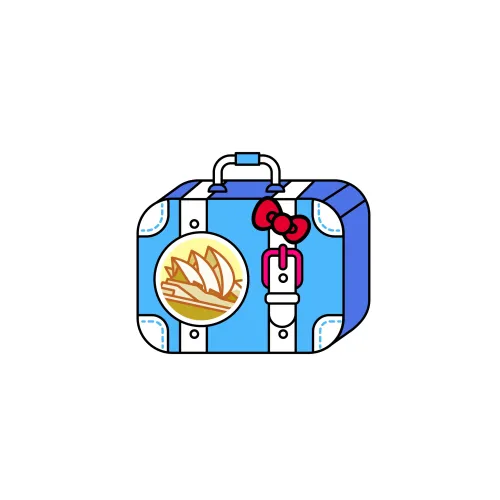 Tokyo Stamp Suitcase #1022411