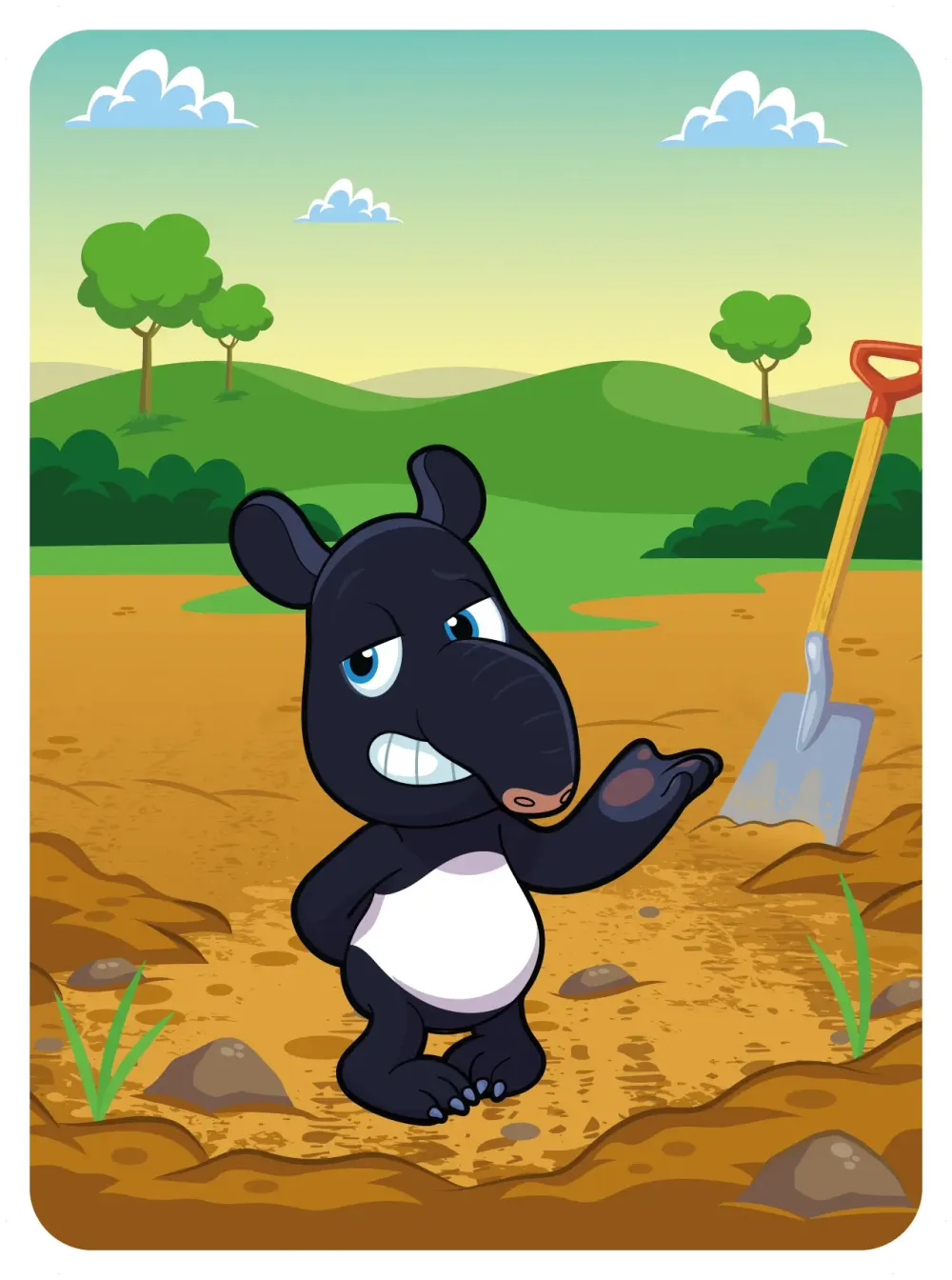 Tasteful Malayan Tapir #48399