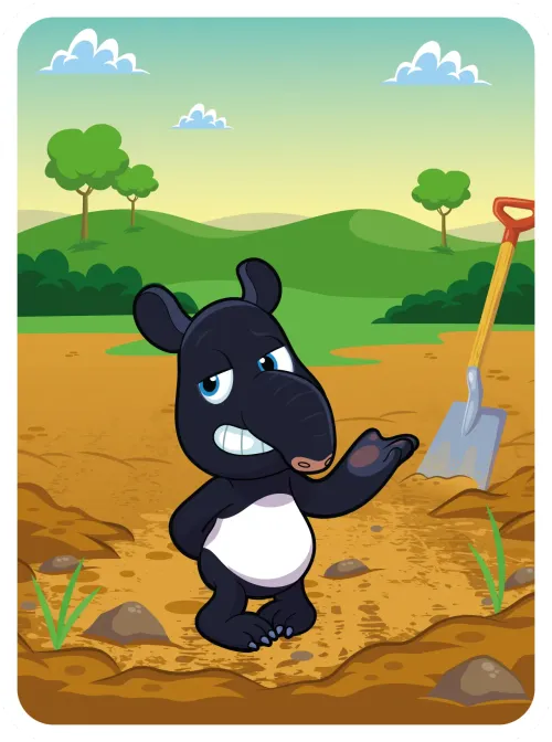 Tasteful Malayan Tapir #48399