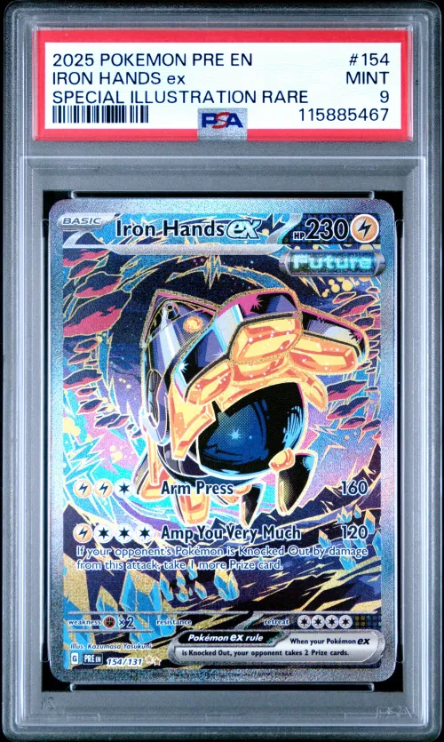 2025 #154 Iron Hands EX PSA 9 Pr