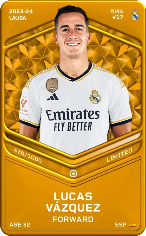 Lucas Vázquez 2023-24 • Limited 476/1000