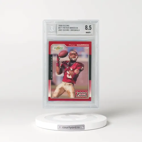 2000 Score #277 Peter Warrick RC (BGS 8.5 NM-MT+)