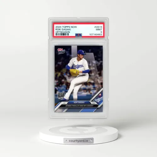 2024 Topps Now Offseason #OS13 Roki Sasaki (PSA 9 MINT)