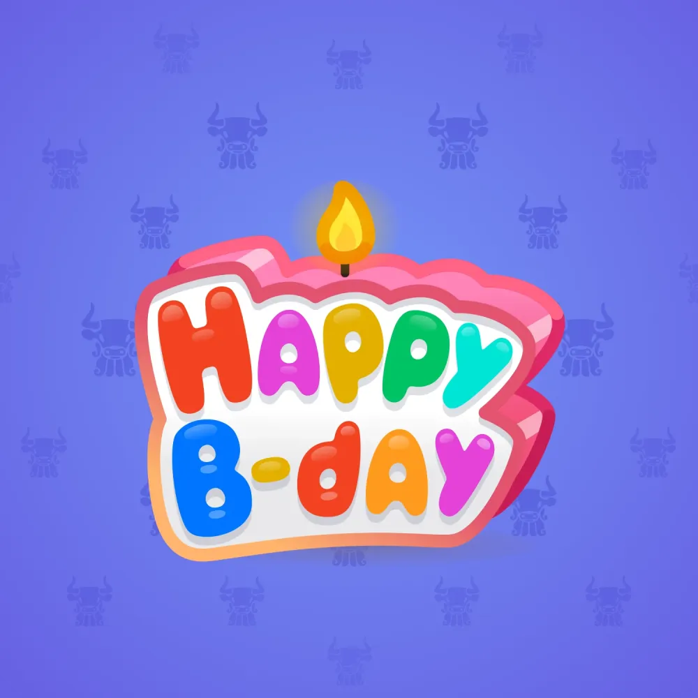 B-Day Candle #27449