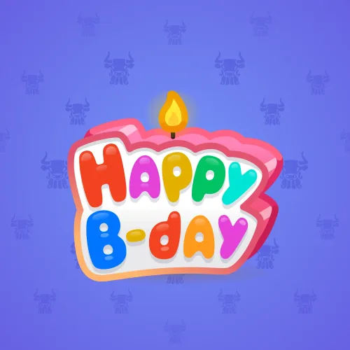 B-Day Candle #27449
