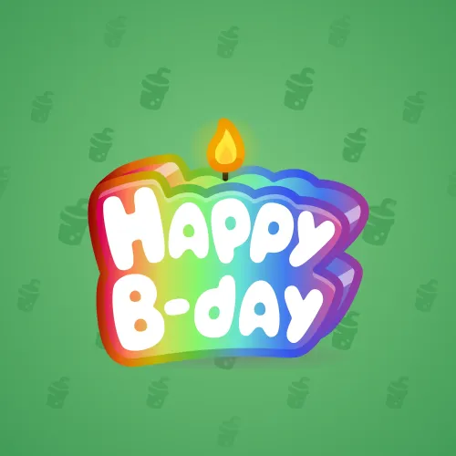 B-Day Candle #71408