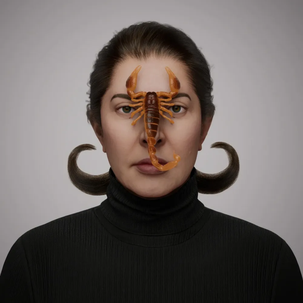 Portrait with Scorpion #583