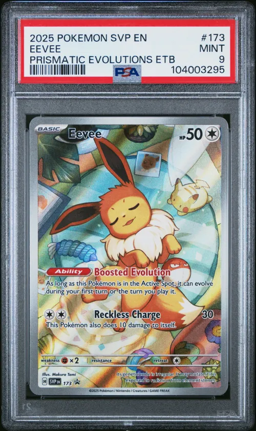 2025 #173 EEVEE PSA 9 POKEMON SV