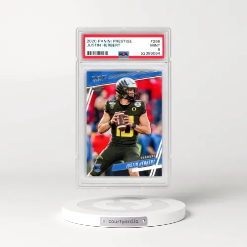 2020 Panini Prestige #266 Justin Herbert (PSA 9 MINT)