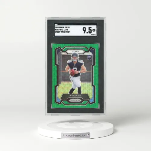 2023 Panini Prizm #397 Will Levis - Green Wave Prizm (SGC 9.5 MINT+)