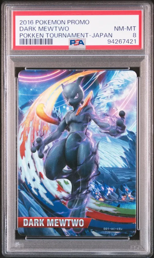 2016 #NA DARK MEWTWO PSA 8 POKEM