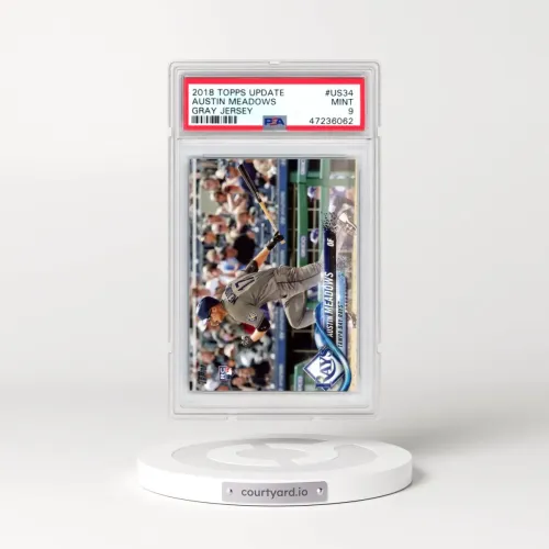 2018 Topps Update #US34 Austin Meadows - Gray Jersey (PSA 9 MINT)