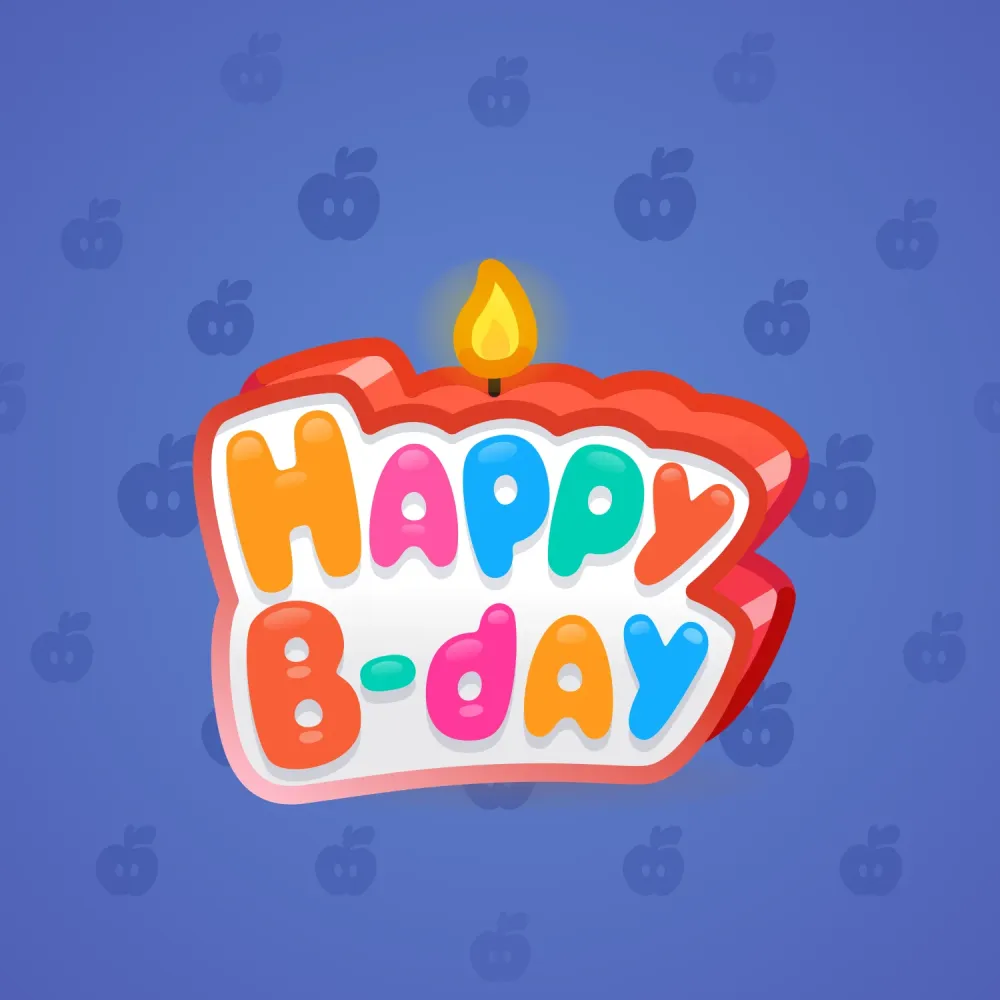 B-Day Candle #57615
