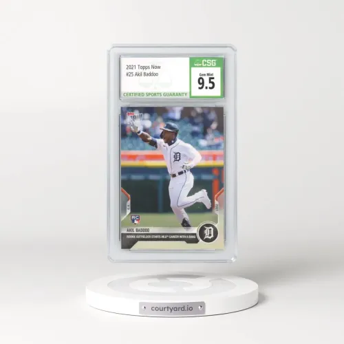 2021 Topps Now #25 Akil Baddoo (CSG 10 GEM MINT)