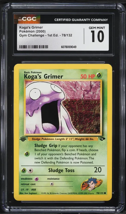 2000 #78 Koga's Grimer 1st Editi