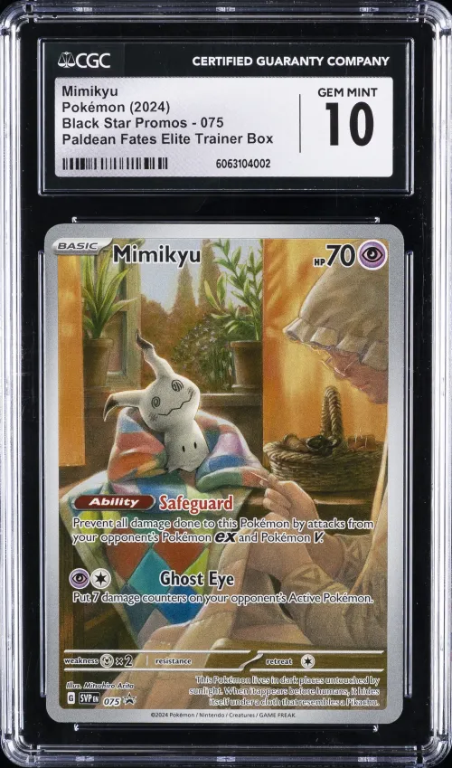 2024 #075 Mimikyu CGC 10 Svp EN-