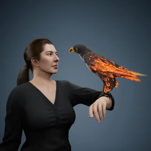 Portrait with Eagle #495
