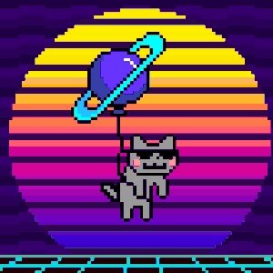 Vaporwave Nyan Balloon #14