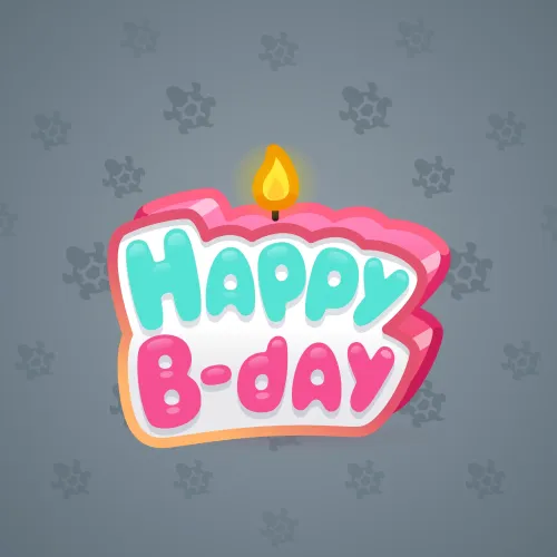 B-Day Candle #49400