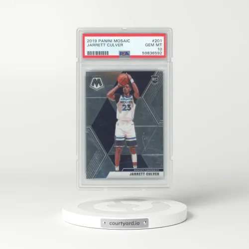 2019 Panini Mosaic #201 Jarrett Culver (PSA 10 GEM MINT)