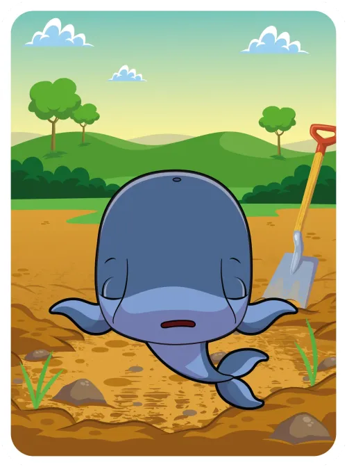 Serious Sperm Whale #14846