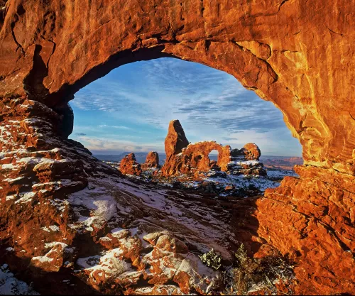 Turret Arch Through the North Window - Arches National Pakr #3