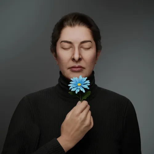 Portrait with Camomile #7