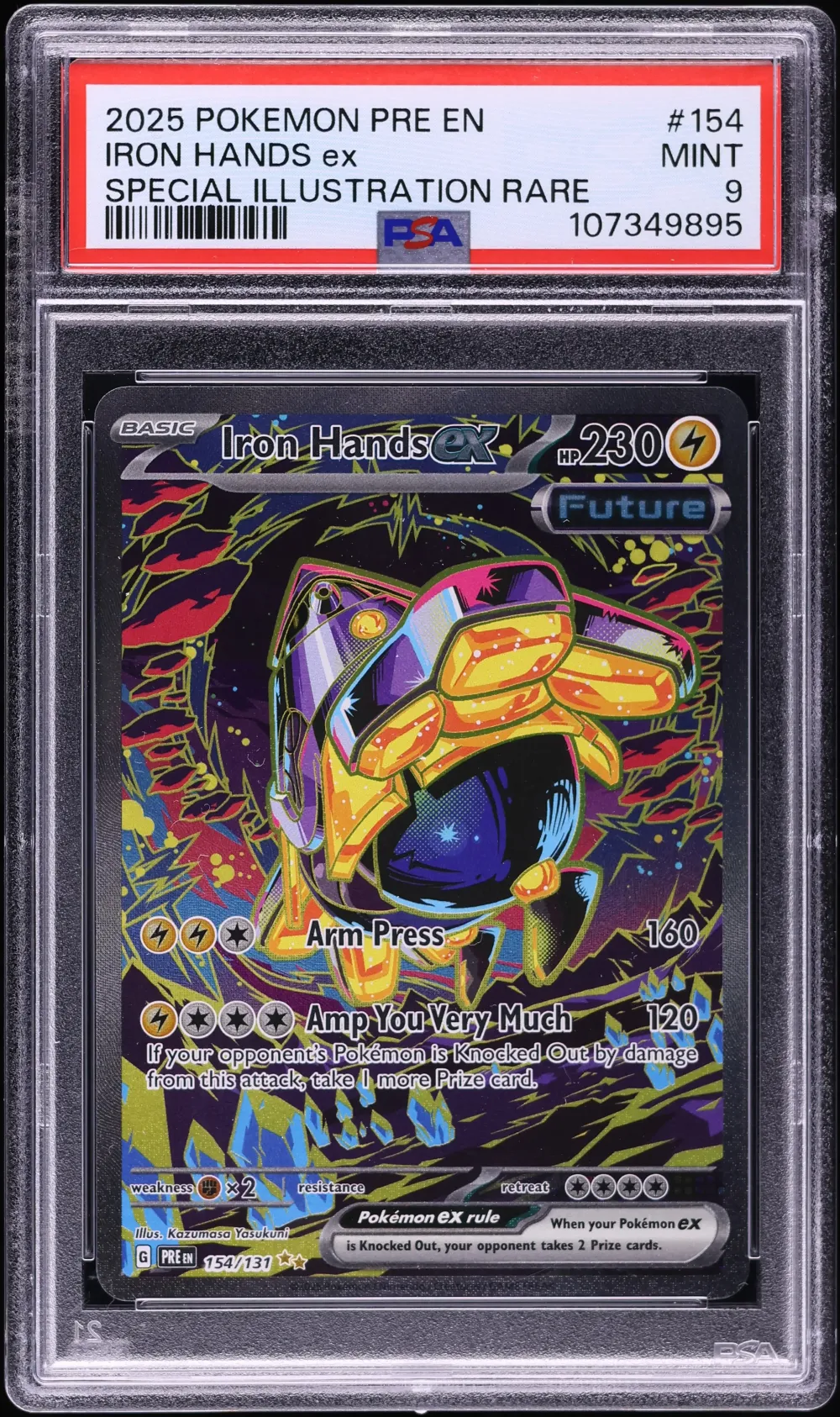2025 #154 Iron Hands EX PSA 9 Pr