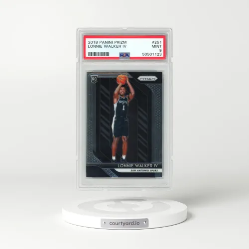 2018 Panini Prizm #251 Lonnie Walker IV (PSA 9 MINT)