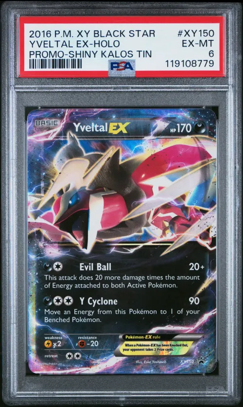 2016 #XY150 Yveltal EX-Holo PSA