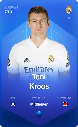 ToniKroos2020-21•SuperRare7/10 ＃82529978342725681780856953263556909443531467913114403069685256286349166320361