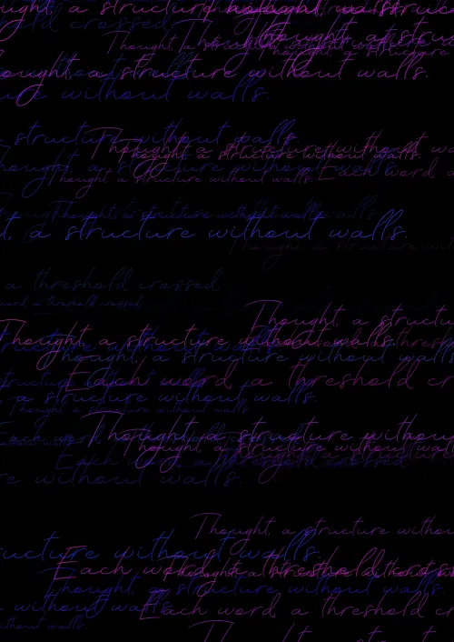 WORDS BEYOND WORDS - Limited Edition #018