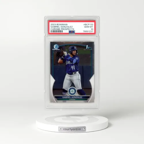 2023 Bowman Chrome Prospects #BCP133 Gabriel Gonzalez (PSA 10 GEM MINT)