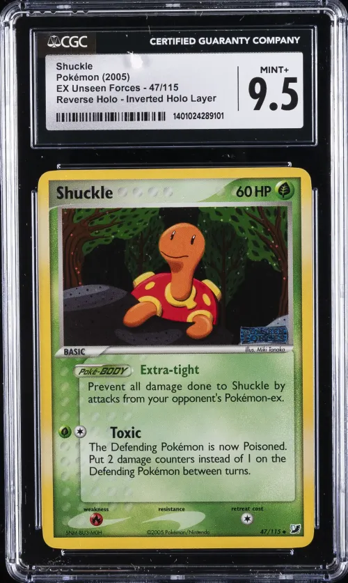 2005 #47 Shuckle CGC 9.5 Pokemon