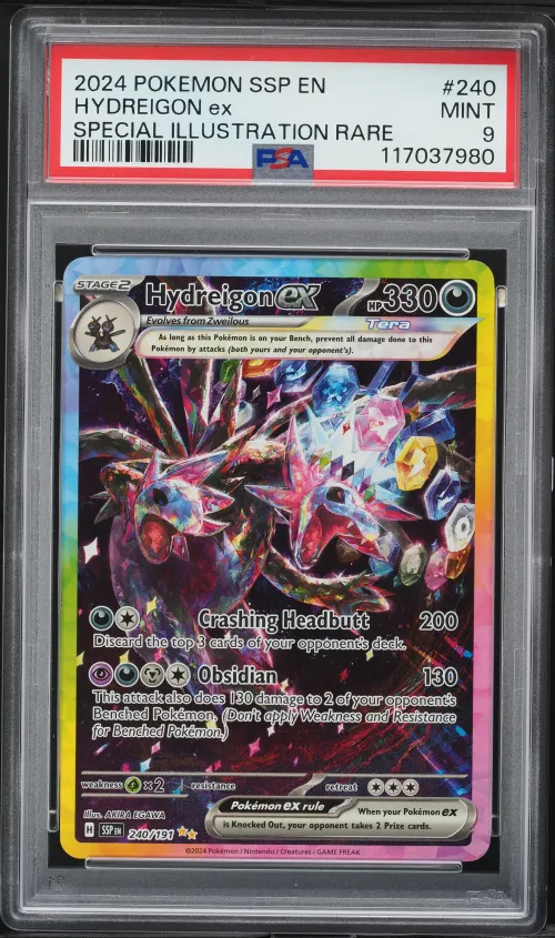 2024 #240 Hydreigon EX PSA 9 Ssp