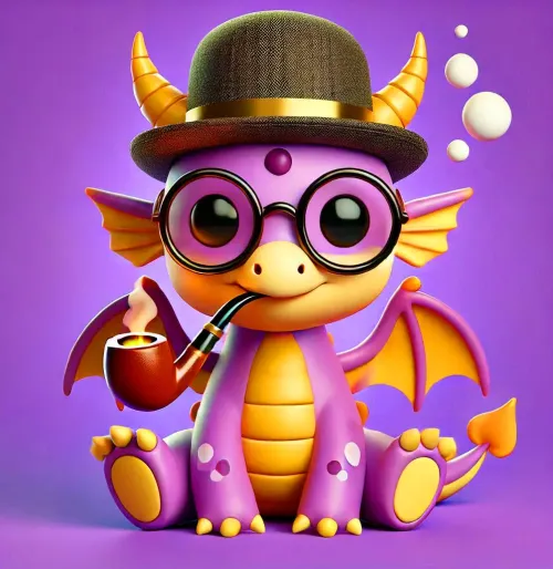 3D Cute Dragon #01