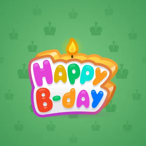 B-Day Candle #62017