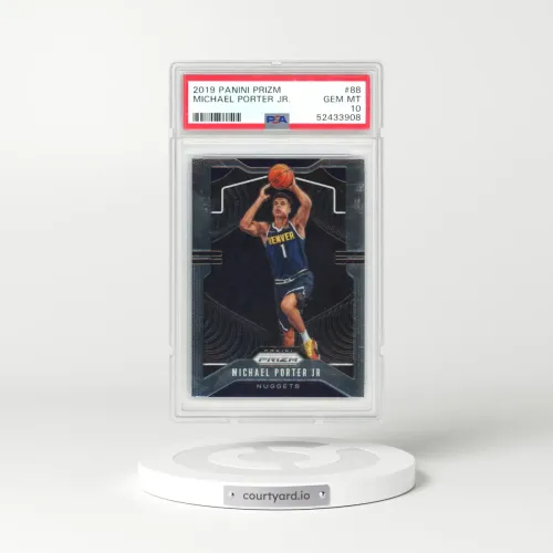 2019 Panini Prizm #88 Michael Porter Jr. (PSA 10 GEM MINT)