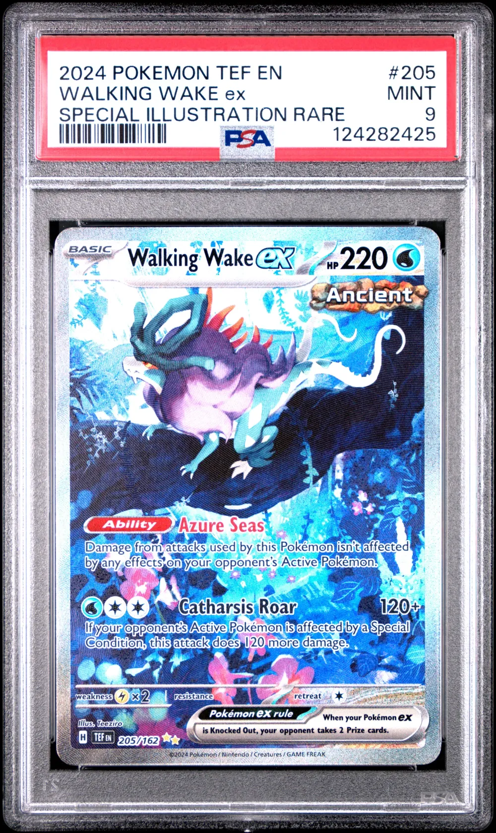 2024 #205 Walking Wake EX PSA 9 
