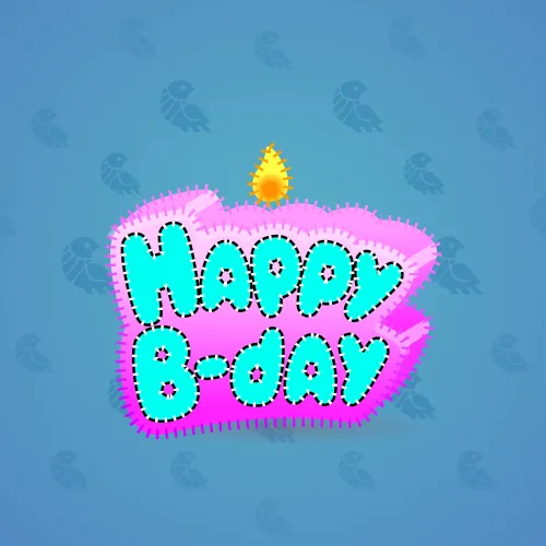 B-Day Candle #60279