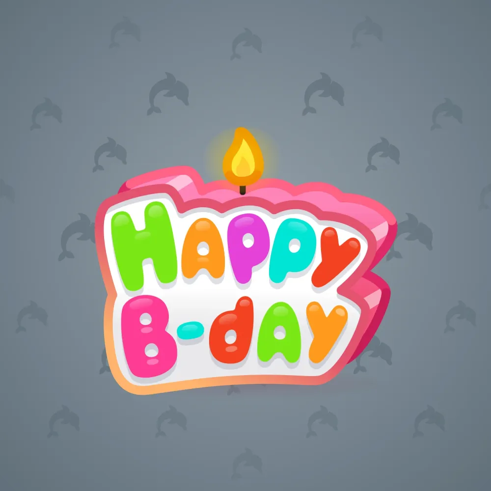 B-Day Candle #235654