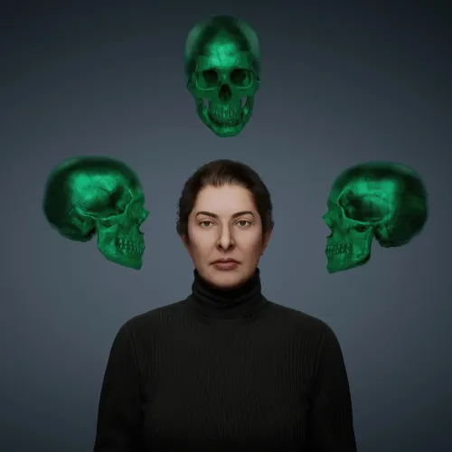 Portrait with Skulls #593