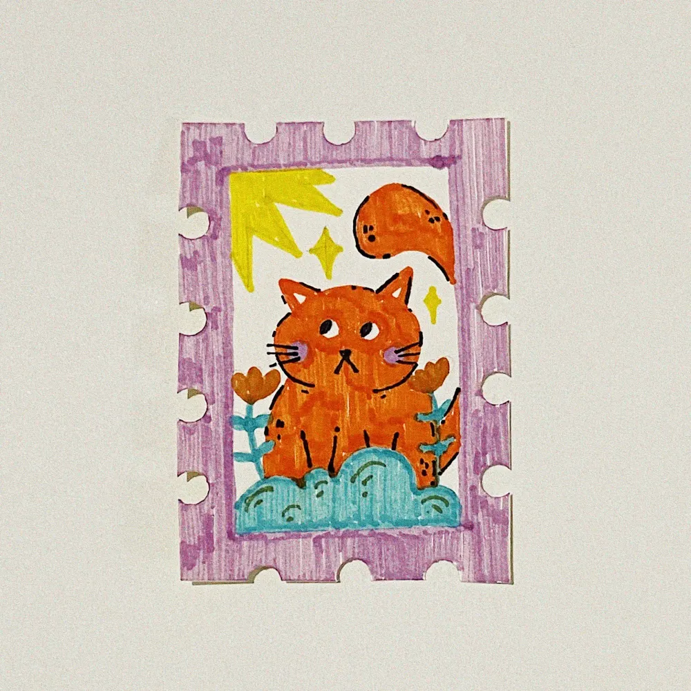 Orange Cat Daydream