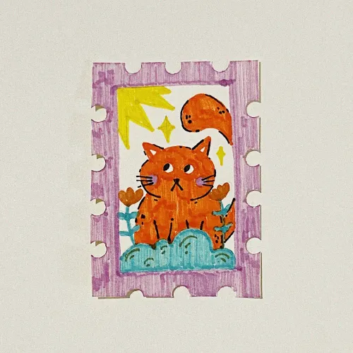 Orange Cat Daydream