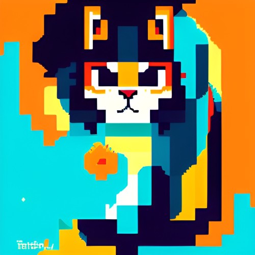 cat pixels