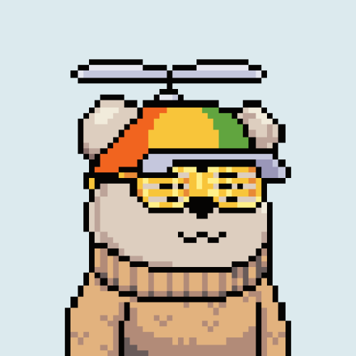 Bitcoin Bear Cub #4483 (Inscription #642409)